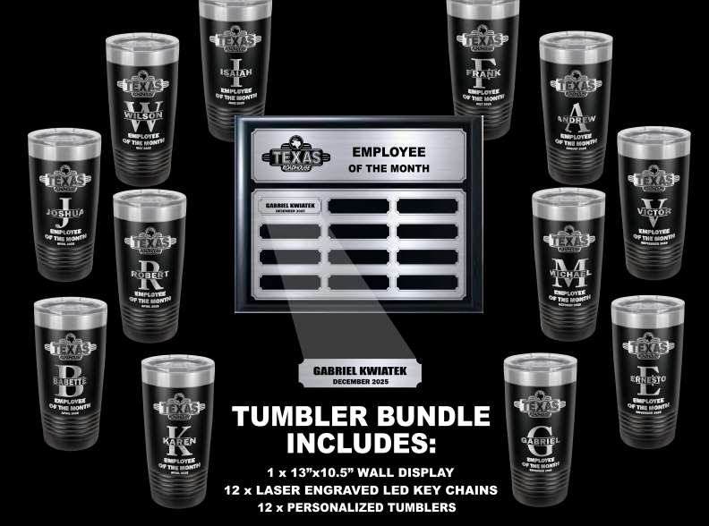 Employee Recognition Tumbler Program — 20oz